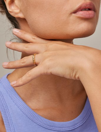 Enamel Copenhagen Gaia Ring - Gold - 59