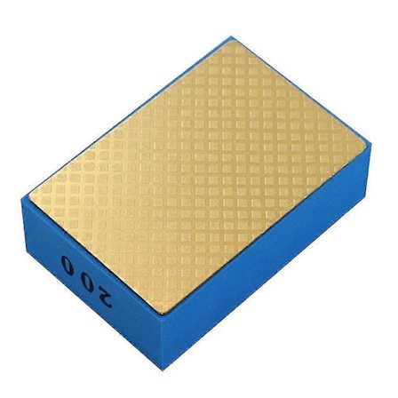 Diamant Handpoleringsdynor Kakel Glas Slipblock Sten Marmor Keramik Slippapper, 200 Korn