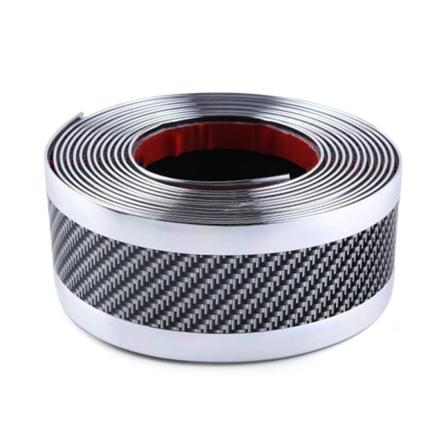 Bilklistermærker Dørkarmbeskytter SØLV Silver