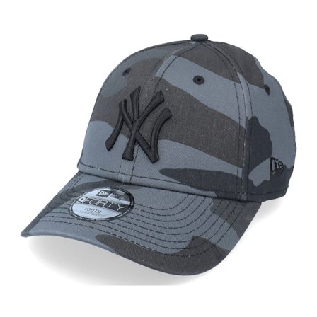 New Era - MLB - Camo - adjustable - Cap - Kids New York Yankees League Essential 9FORTY Black Camo Adjustable - Hatstore