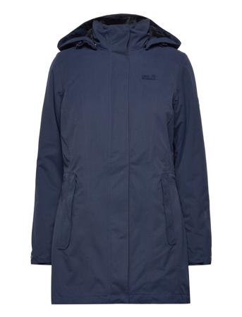 Madison Avenue Coat Outerwear Parka Coats Navy Jack Wolfskin
