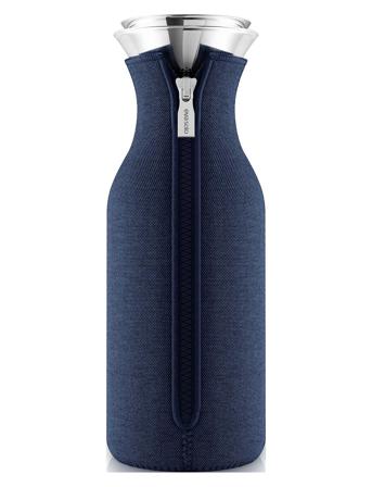Kjøleskapskaraffel 1,0L Navy Blue Woven Home Tableware Jugs & Carafes Water Carafes & Jugs Marineblå Eva Solo