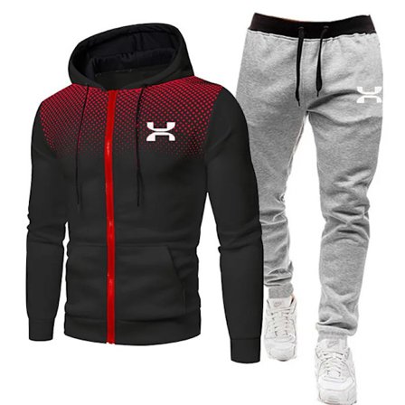 2023 Fashion Tracksuit til mænd Hoodie Fitness Gym Tøj Mænd Løbesæt Sportswear Jogger Mænds Tracksuit Vinterdragt Sport