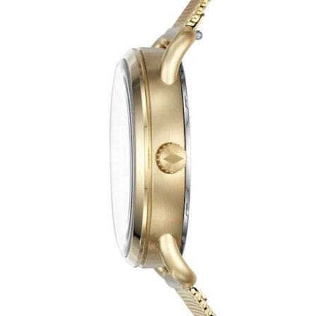 Damklocka - Fossil - ES4332 - 34 mm - Rostfritt stål - Golden Quartz