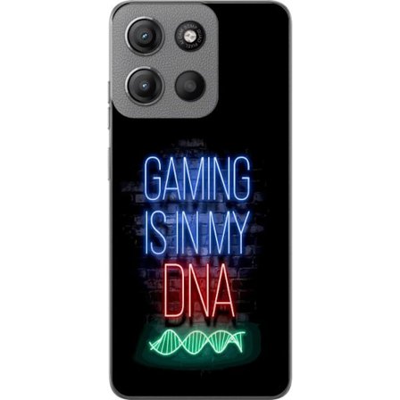 Yhteensopiva Puhelinkuori Motorola Moto G15 Power Viktor Gyökeresin muotokuva vihreässä paidassa, jossa on leijonamotiivi ja intensiivinen vihreä tunn