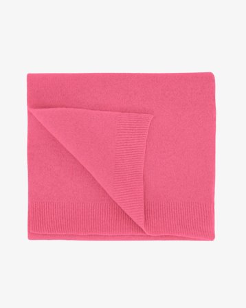 Merino Wool Scarf - Bubblegum Pink