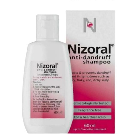 1/2/3x Anti-Skæl Shampoo - Pink, 60ml, Blød Rensning, til Mænd & Kvinder, Parfumeret