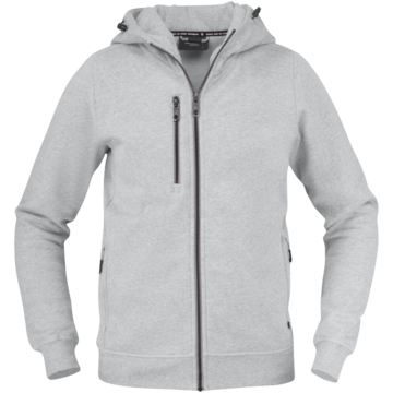 Huvtröja med zip Dam Texstar WC09