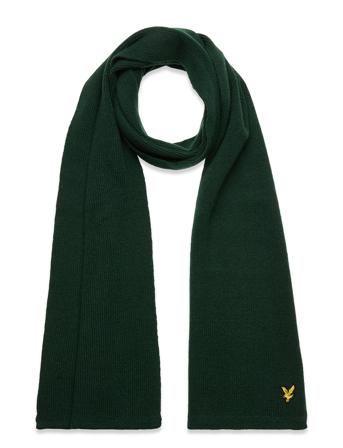Racked Rib Scarf Accessories Scarves Winter Scarves Grøn Lyle & Scott