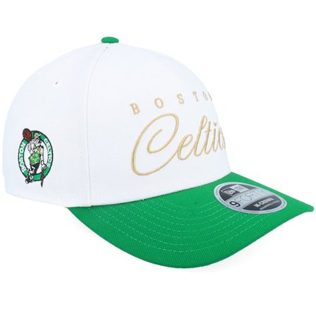 New Era - NBA Weiss Adjustable Cap - Boston Celtics NBA Draft 9FORTY M-Crown White/Green A-Frame Adjustable @ Hatstore