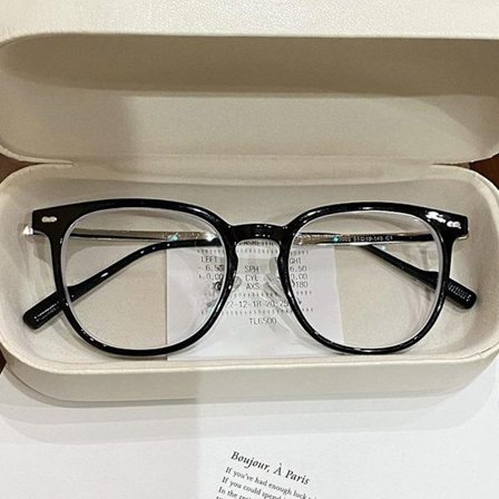 Anti-Blue Light Glasögon Fyrkantiga Glasögon SVART SVART