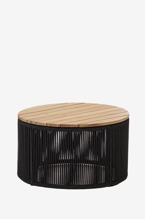 Kave Home - soffbord Dandara - Svart - Soffbord utomhus - Från Homeroom