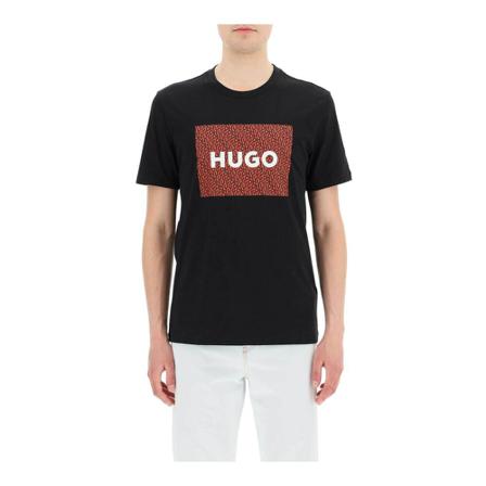 Hugo Boss, logo t-shirt Czarny, Mężczyzna, Rozmiar: M
