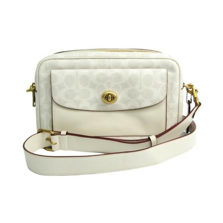 Coach Pre-owned Shoulder Tass , Wit , Dames , Maat: ONE Size Vintage Tassen