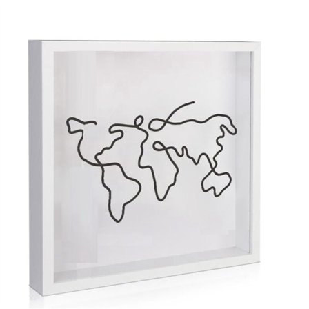 1 Äventyrslåda, Reseskuggbox, Biljettskuggbox med slits, Minneslådor för souvenirer D