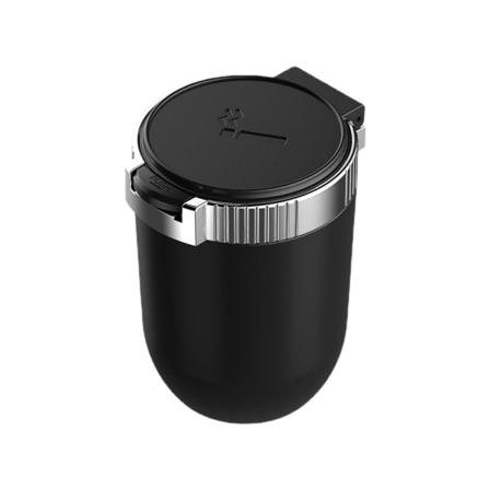 Tuhkakuppi Monikäyttöinen henkilökohtainen luova cover Led Light -auton kannettava tuhkakuppi Purple (metal liner)