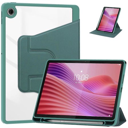 Etui for Lenovo Tab TB311FU 360° Roterende Stativ PU Lær+Akryl Tablet Cover