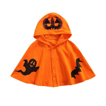 Kappa Toddler Halloween Cape Cartoon Mönster Sjalar Hooded Coat