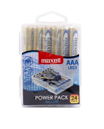 MAXELL LR03 batteri - 24 x AAA - Alkalisk