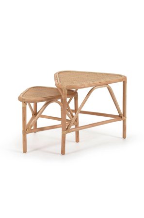 Kave Home - Satsbord Queenie, set om 2 - Flerfärgad - Småbord - Från Homeroom