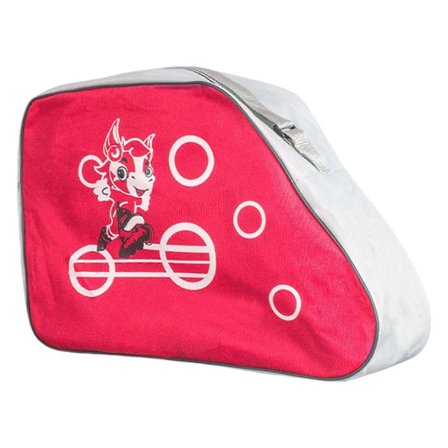 Rulleskøjtetaske – Åndbar justerbar rulleskøjterygsæk til drenge og piger Rød (FMY)