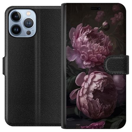 Kompatibelt Plånboksfodral till Apple Apple iPhone 13 Pro Max Blommor