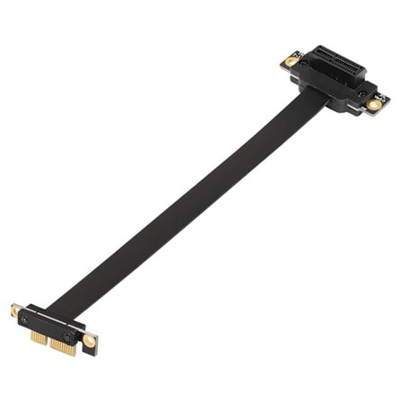 3.0 Forlængerkabel, 36-pin 1X Forlængerkabel, 90-graders PCI Express 1X Udvidelseskort til 1U, 2U Kabinet (30 cm, sort)