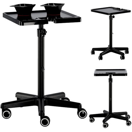 Hjälpare frisör vagn bord på hjul för färgning T-020C till skönhetssalong skåp med lådor