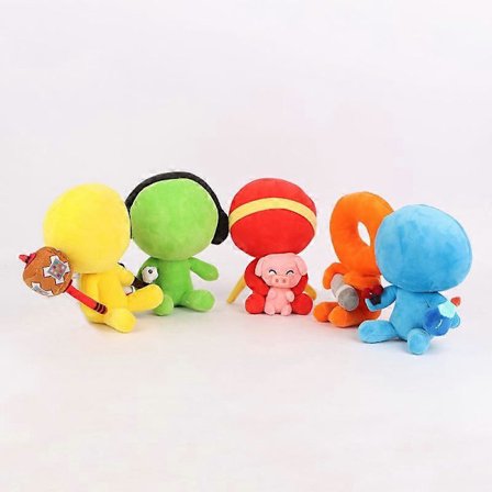 20CM Ny Youtoz Ambient Alan Becker Fiske Plysjdukke Tegneserie Dukke Børnegave