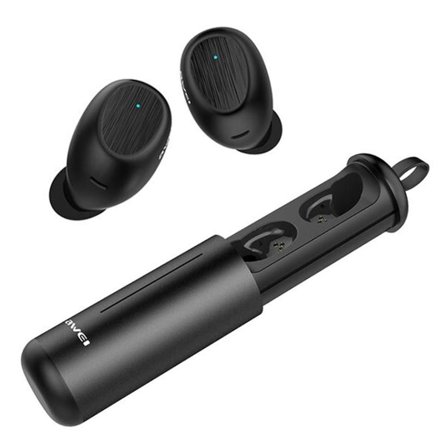 Hörlurar med Laddfodral T55 Svart