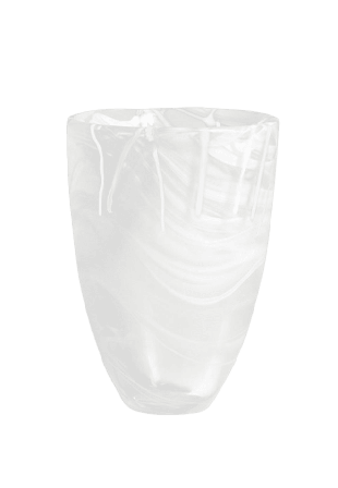 Kosta Boda Vas Contrast Vaser Vit H: 20cm