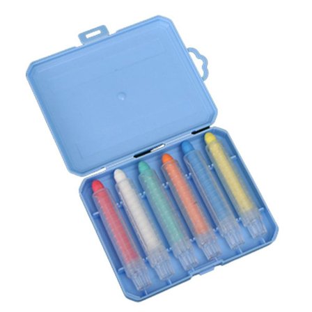 6/12stk Farve Vandopløselig Støvfri Kridt Graffiti Kridt Til Børn Legetøj Gaver