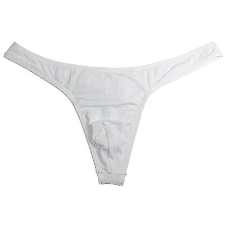 Trosor för män, stringmodell, 4-pack, svart och vit