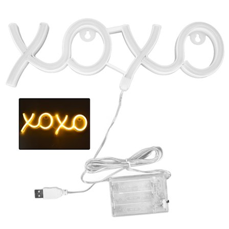 Neon LED Nat Skilt IP45 Dekorativt Lys til Bar Pub Garage Hjemmefest Varm Hvid