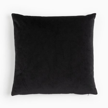Samettinen tyyny 45x45 cm – Musta sisustustyyny