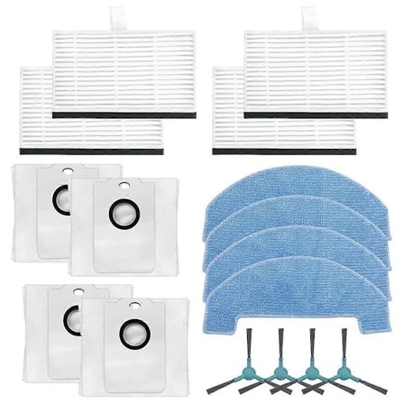Til 2499 Ultra Home Avanceret Robotstøvsuger Sidebørste Hepa Filter Moppeklud Støvposer