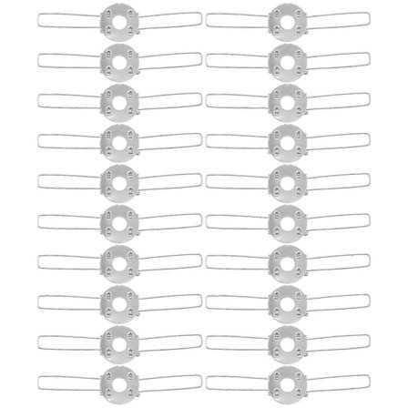 20 stk. Lampeskjermer Bordlamper Fjærklemmer Lampeskjerm Fjærklemme Lampeskjerm Lysbase Lampeskjerm Spenne Festeklips