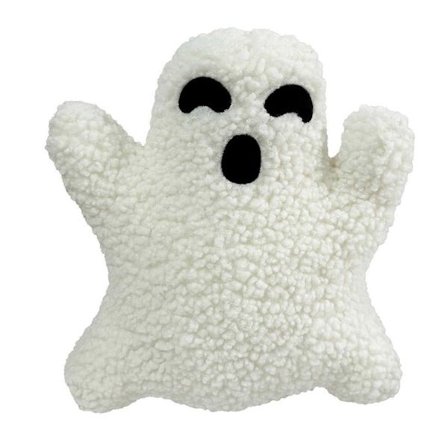 Ghost Pude Halloween Dejlig Halloween Pude Halloween Dekorativ Pude Sød Spøgelsesformet Flanell