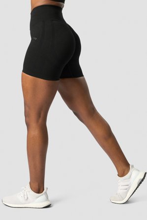 ICANIWILL - Rush Seamless Shorts Black- Sport kurze hose - Damen - ICIW
