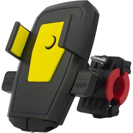 Keltainen polkupyörän matkapuhelinteline Universaali polkupyörän pidike Älypuhelin