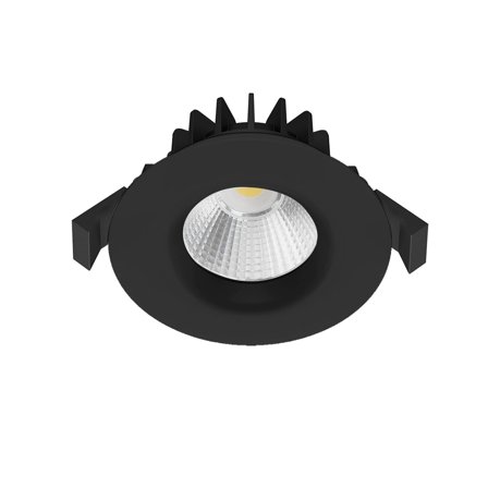 Westal WLD-R74 Downlight Fast, 6 W 3000 K, 430 lm, svart, 60°, Belysning