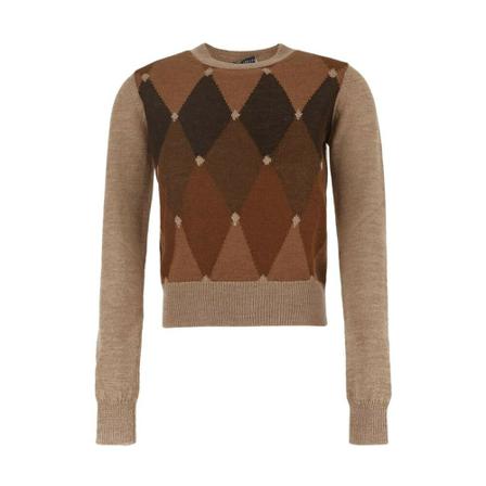 Ballantyne Regular Pullover Brun, Dame