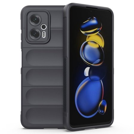 Pehmeä kahva muotoiltu kuori Xiaomi Redmi Note 11T Pro Plus / Xiaomi Redmi Note 11T Pro / Xiaomi Poco X4 GT - Tummanharmaa