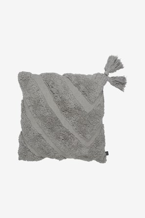 Eightmood - Tyynynpäällinen Bohemian 45x45 cm - Harmaa - Koristetyynyt & tyynynpäälliset - - Homeroom