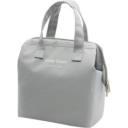 Isolert Lunsjbag Enkel Bento Kjølebag Lunsjveske For Matboks For Kvinner Menn Voksen Piknik Arbeid Fottur Strand