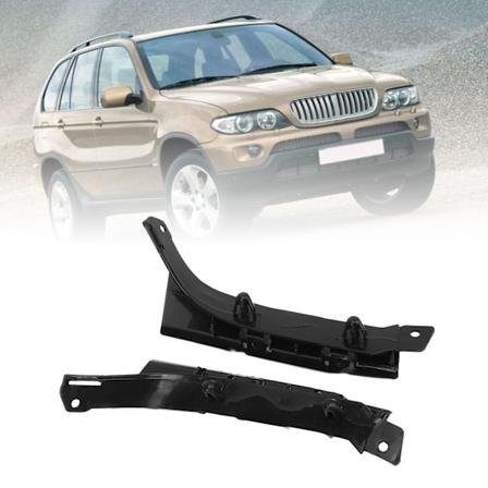 1 Par Bumperfeste 51117116667 Sterk Styrke Riperesistent Svart Passer For X5 2004‐2006
