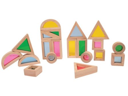 MYPAUZE Sensoriska Block olika former 24/fp - Lyreco - Skola och förskola - Lekmaterial - Bygglek, konstruktion och mosaik