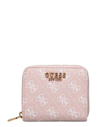 Laurel Slg Small Zip Around Bags Card Holders & Wallets Wallets Rosa GUESS