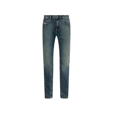 Diesel, Flared Jeans Blauw, Heren, Maat:W30 L32