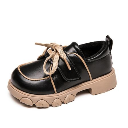 Barn Vinter Varm Snör Klänning Skor Mode Läder Sko Party